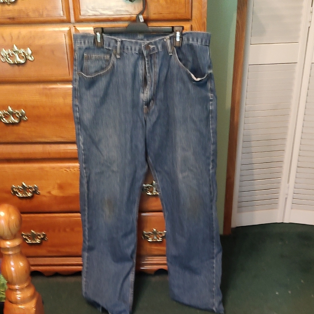 Relaxed Fit Blue Denim Jeans